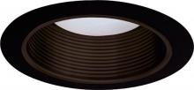 Elco Lighting ELM30BZB - DISCON 6" BRONZE MTL BFFL BLK RING