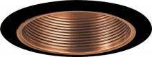 Elco Lighting ELM30CPB - DISCON 6" COPPER MTL BFFL W/BLACK RING