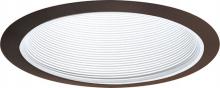 Elco Lighting ELM30WBZ - DISCON 6" WHITE METAL BFFL BRONZE RING