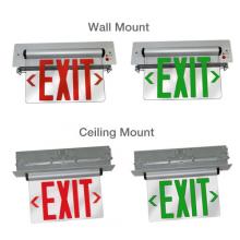 Elco Lighting EDGREC2G - RCSD LED DBL FCE EDGLGT EXT SGN GREEN