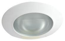 Elco Lighting EL122SH - DISCON 6" SHWR TRIM W/FRSTD LENS W/RFLCTR