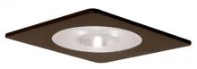 Elco Lighting EL2915N - DISCON 4" LINE VLTG SQR TRM W/FRSTD PNHL
