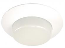 Elco Lighting EL316SH - DISCON 6" DROP OPAL SHWRTRIM RFLCTR PLSTC