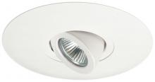Elco Lighting EL5188W - DISCON 5" ADJSTBLSPOT PULLDWN TRM W/TRNSF