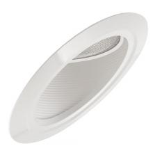Elco Lighting EL607W - 6" Super Sloped Baffle with PAR38 Gimbal Trim