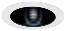 Elco Lighting ELM530W - 5" Metal Stepped Baffle with Coil Springs Trim