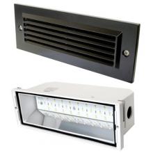 Elco Lighting ELST81B - DIE CAST LED STEP LIGHT LOUVER FACE PLTE