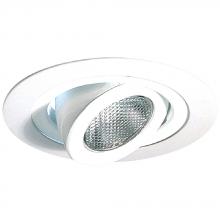 Elco Lighting EL988W - 4" ADJUSTABLE SPOT TRIM WHT