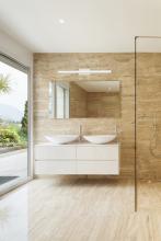 Acuity Brands FMVCSLS 24IN MVOLT 30K35K40K 90CRI BZ M6 - Contemporary Square Vanity with Switchab