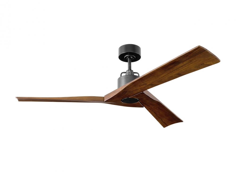 Alma 52-inch indoor/outdoor Energy Star smart ceiling fan in aged pewter finish