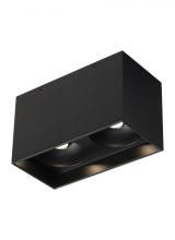 Visual Comfort & Co. Modern Collection 700FMEXOD660BW-LED927 - Exo 6 Dual Flush Mount