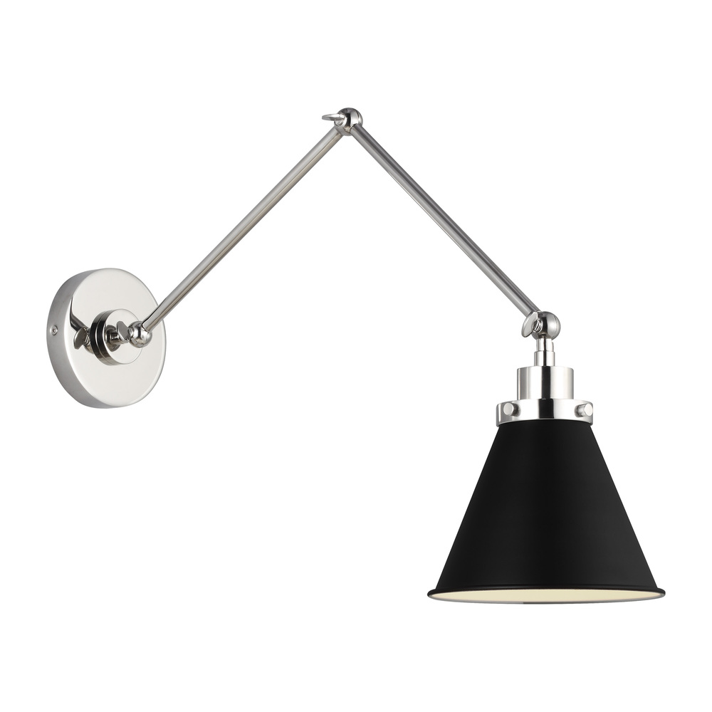 Double Arm Cone Task Sconce