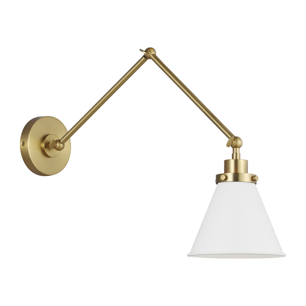 Double Arm Cone Task Sconce