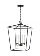 Visual Comfort & Co. Studio Collection 5392604EN-112 - Dianna transitional 4-light LED indoor dimmable medium ceiling pendant hanging chandelier light in m