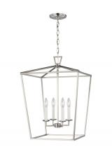 Visual Comfort & Co. Studio Collection 5392604EN-962 - Dianna transitional 4-light LED indoor dimmable medium ceiling pendant hanging chandelier light in b