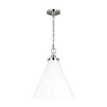 Visual Comfort & Co. Studio Collection CP1271MWTPN - Medium Cone Pendant