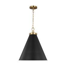 Visual Comfort & Co. Studio Collection CP1281MBKBBS - Large Cone Pendant