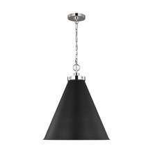 Visual Comfort & Co. Studio Collection CP1281MBKPN - Large Cone Pendant