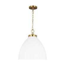 Visual Comfort & Co. Studio Collection CP1301MWTBBS - Large Dome Pendant