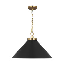 Visual Comfort & Co. Studio Collection CP1311MBKBBS - Wide Cone Pendant