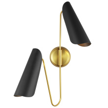 Visual Comfort & Co. Studio Collection AEW1002BBSMBK - Tresa Two Light Sconce