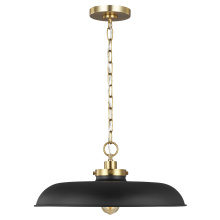 Visual Comfort & Co. Studio Collection CP1231MBKBBS - Wellfleet Medium Wide Pendant