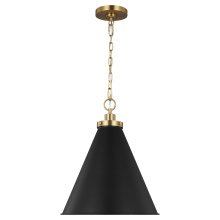 Visual Comfort & Co. Studio Collection CP1271MBKBBS - Wellfleet Medium Cone Pendant