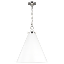 Visual Comfort & Co. Studio Collection CP1281MWTPN - Wellfleet Large Cone Pendant