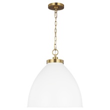 Visual Comfort & Co. Studio Collection CP1301MWTBBS - Wellfleet Large Dome Pendant