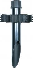 Nuvo SF76/641 - 3" Diameter Mounting Post- PVC- Dark Broze Finish