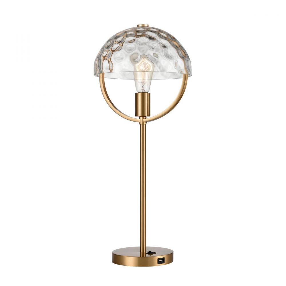 Parsons Avenue 24'' High 1-Light Desk Lamp - Aged Brass