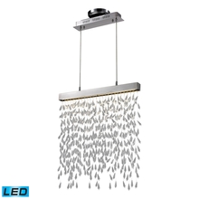 ELK Home 82038/2 - 2 LIGHT CRYSTAL PENDANT in CLEAR and CHROME FINISH