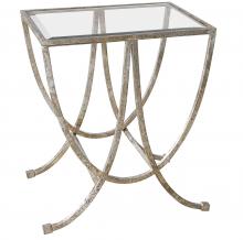 Uttermost 24592 - Uttermost Marta Antiqued Silver Side Table