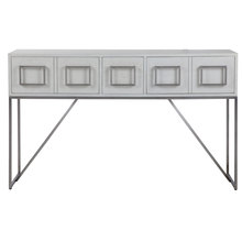 Uttermost 24954 - Uttermost Abaya White Console Table