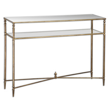Uttermost 24278 - Uttermost Henzler Mirrored Glass Console Table