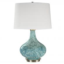 Uttermost 27076 - Uttermost Celinda Blue Gray Glass Lamp