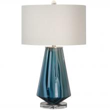 Uttermost 27225-1 - Uttermost Pescara Teal-gray Glass Lamp