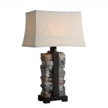 Uttermost 27806-1 - Uttermost Kodiak Stacked Stone Lamp