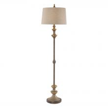 Uttermost 28180-1 - Uttermost Vetralla Silver Bronze Floor Lamp