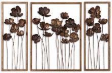 Uttermost 12785 - Uttermost Metal Tulips Wall Art Set/3