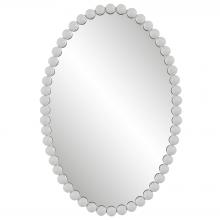 Uttermost 09874 - Uttermost Serna White Oval Mirror