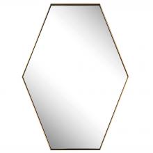 Uttermost 09894 - Uttermost Ankara Brass Hexagon Mirror