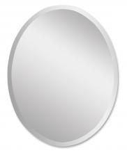 Uttermost 19580 B - Uttermost Frameless Vanity Oval Mirror